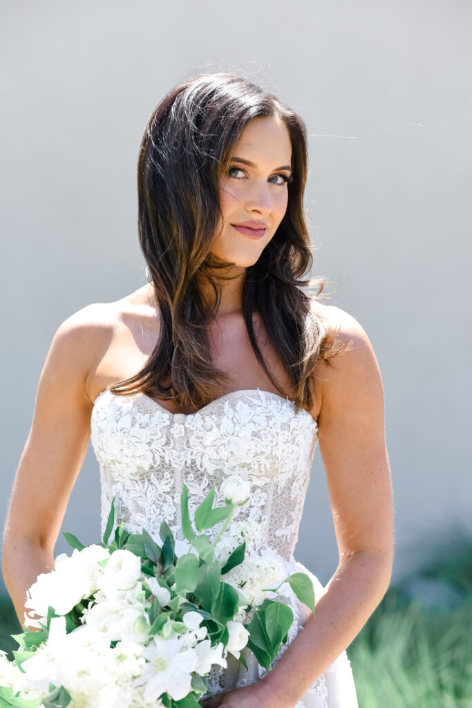 Beautiful bridal portrait at Stanly Ranch wedding venue in Napa Valley. 