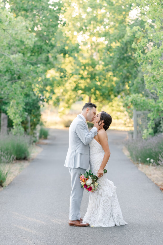 Gorgeous outdoor portraits for wedding at Vine Hill House in Sebastopol.