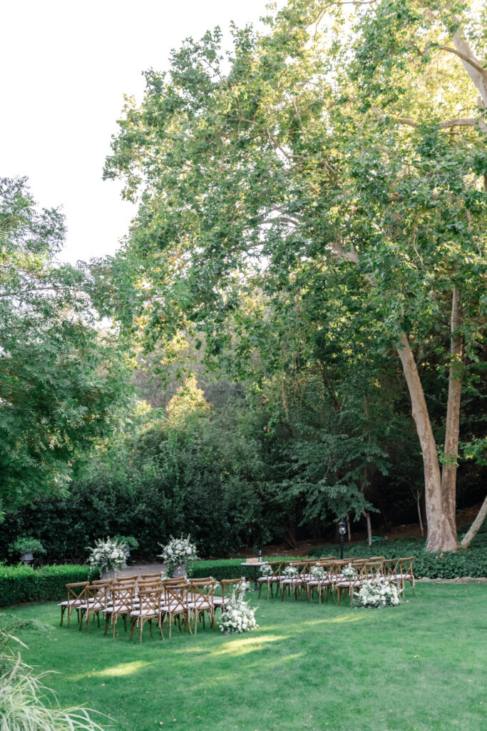 Wedding ceremony at the Madrona Healdsburg CA.