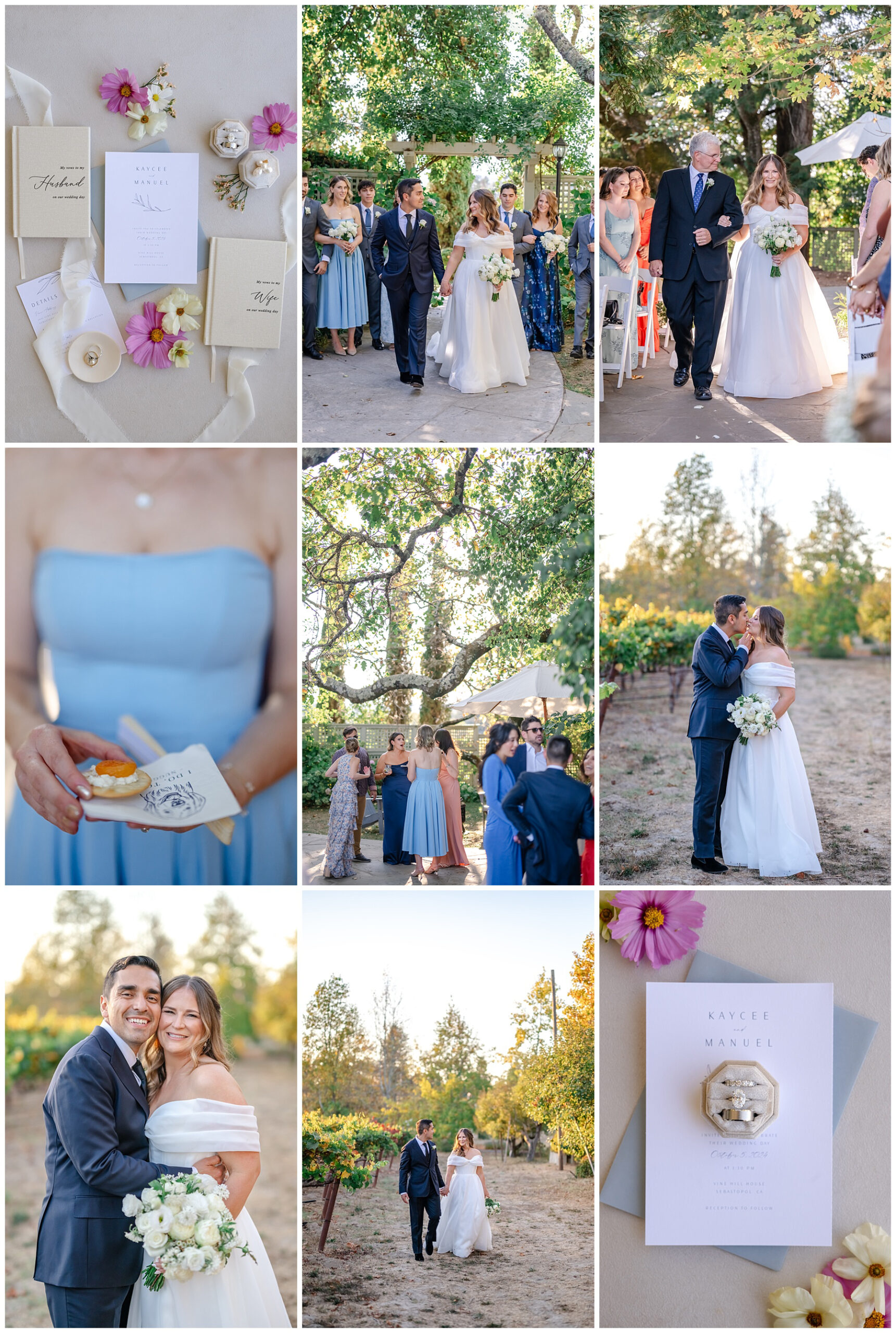 Vine Hill House Wedding Images