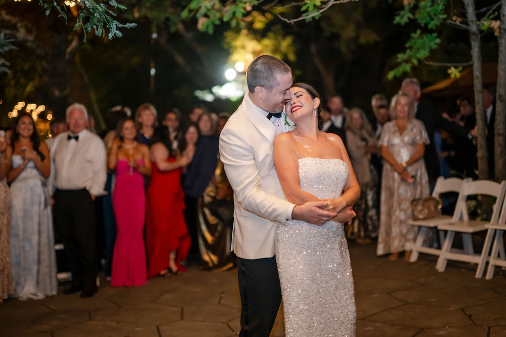 Reception with dancing at Vine Hill House in Sonoma.