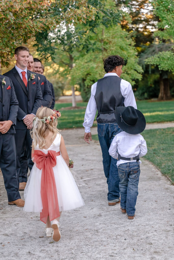 Ceremony photos at Park Winters California