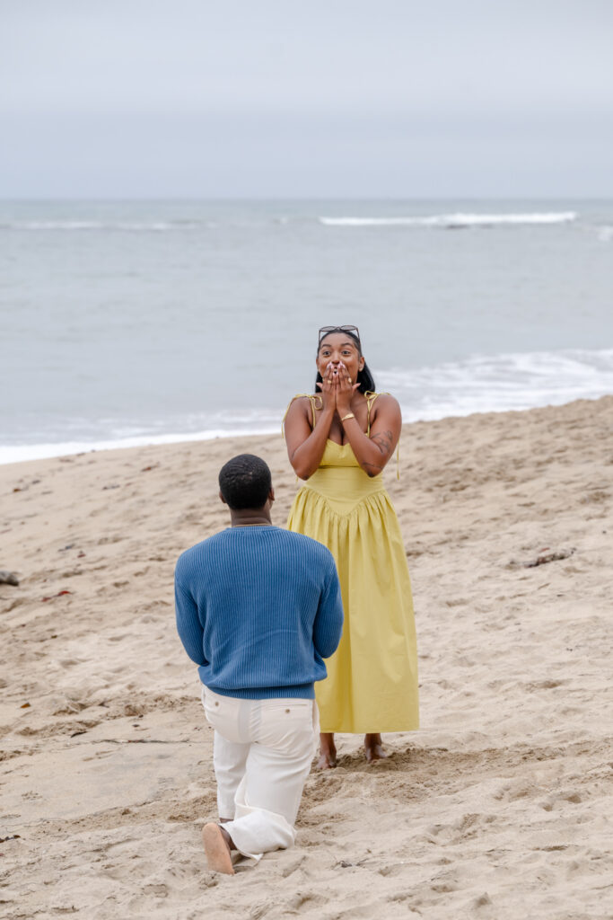 Halfmoon Bay proposal Photographer