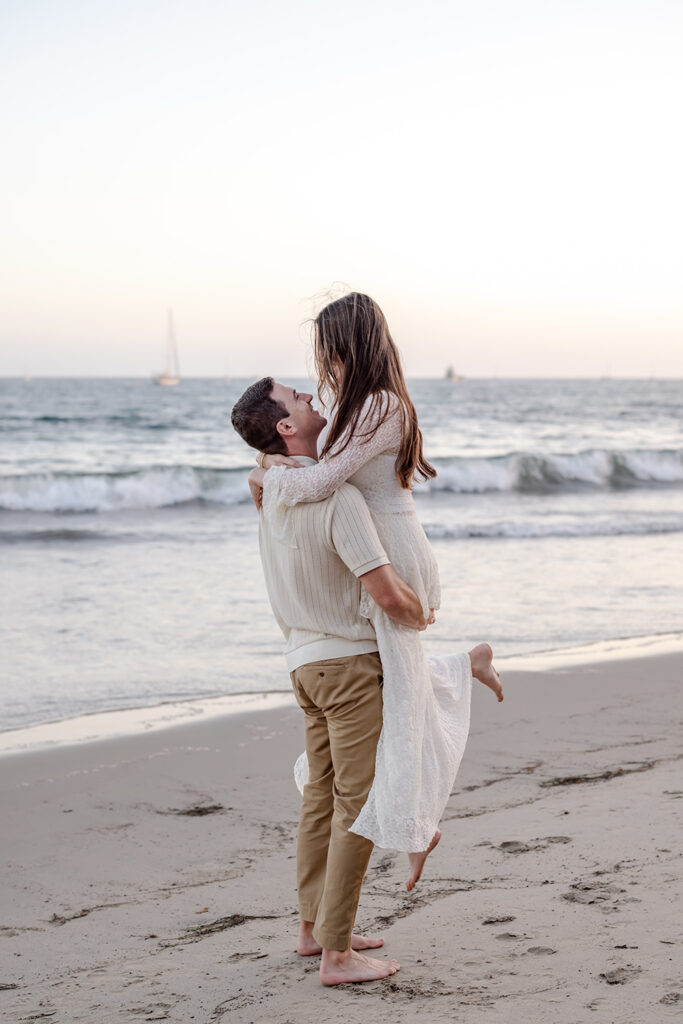 Santa Barbara Engagement Session at Butterfly Beach. Santa Barbara Engagement Photographer